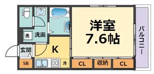 甲子園マンション【3階】の間取り