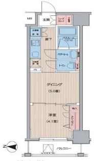 東京都墨田区本所1【マンション】の間取り