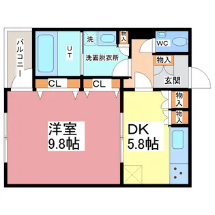TAKAHIROマンション【2階】の間取り