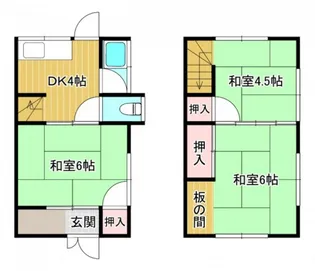 広島県安芸郡府中町石井城1【一戸建】の間取り