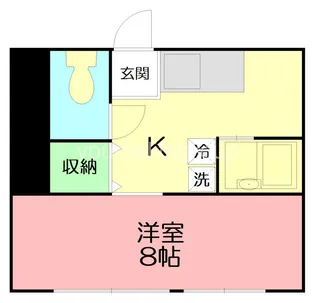 グリーンコーポ【1階】の間取り