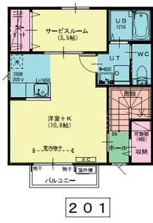 グランツ【2階】の間取り