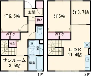 フローラの間取り