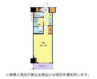 神奈川県横浜市港北区新横浜1【マンション】の間取り