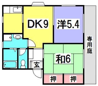 広島県広島市西区井口4【アパート】の間取り