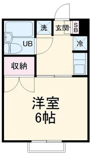 プレジール谷田【2階】の間取り