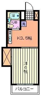 第2スカイコーポ【1階】の間取り