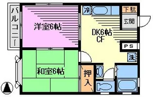 エスペランサ【2階】の間取り