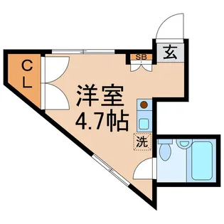 神奈川県横浜市西区東久保町【アパート】の間取り