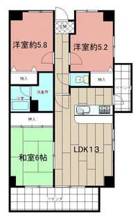 ヴィラ森田【3階】の間取り