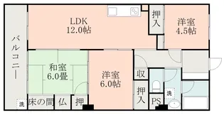 グリーンハイツ【2階】の間取り