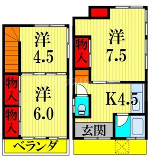 東京都葛飾区南水元4【一戸建】の間取り