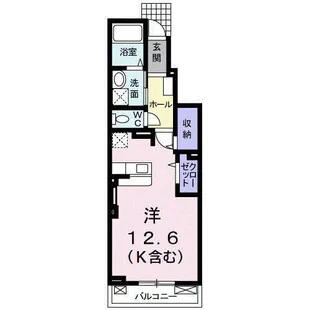 ナリッシュ【1階】の間取り