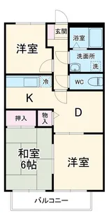 ビラージュA【3階】の間取り