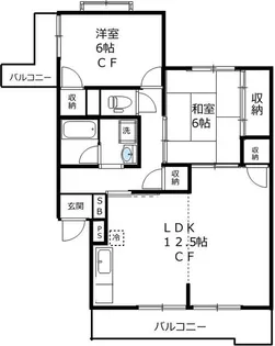 埼玉県川口市芝西1【マンション】の間取り