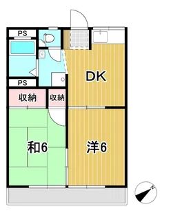 2DKの間取り画像