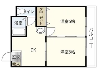 BAUHAUS本川【2階】の間取り
