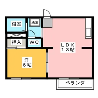 コーポ千年【2階】の間取り