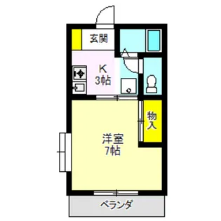 アルモニーアカイシ II【2階】の間取り