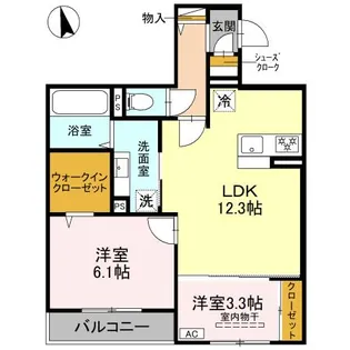 メゾン ド ソルテ【2階】の間取り