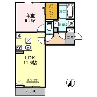 埼玉県さいたま市北区日進町3【アパート】の間取り