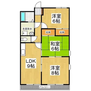 プレジデントパレス【2階】の間取り