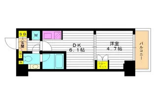 東京都新宿区西落合2【マンション】の間取り