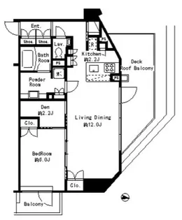 MFPRコート目黒南【8階】の間取り