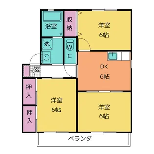 セジュールK3【2階】の間取り