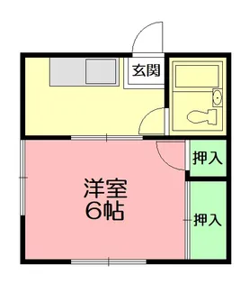 みつだハイツ【1階】の間取り