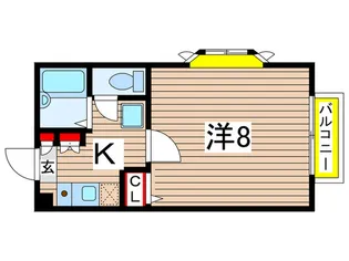 ベルドミ-ルサクラギ【2階】の間取り