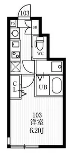 東京都世田谷区宮坂2【アパート】の間取り