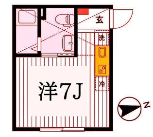 カサ・ミラドール【1階】の間取り