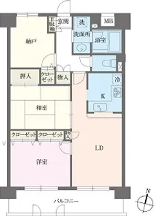 東京都文京区本駒込4【マンション】の間取り