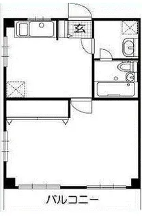 ヴィラ・セレーナ中野401【4階】の間取り