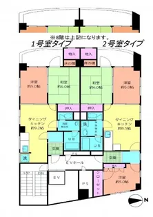 東京都台東区入谷1【マンション】の間取り