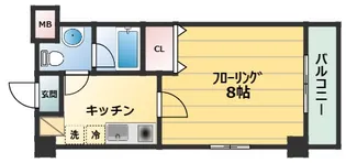 コーラル・メゾン【1階】の間取り