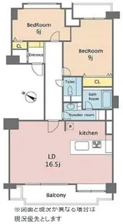 パークハウス六本木麻布三河台【3階】の間取り