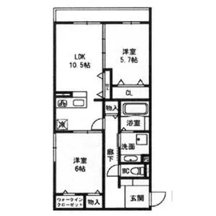 gracia nave【3階】の間取り