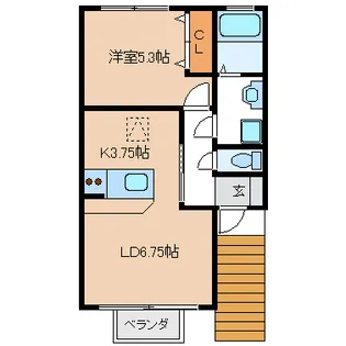 イルニード【2階】の間取り