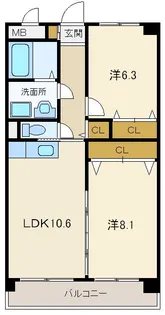 グランドステージ前小路【1階】の間取り