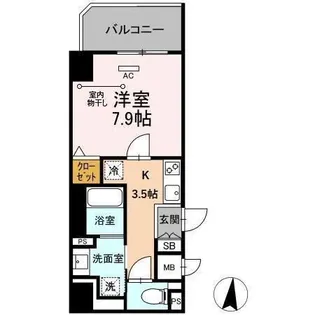 CASA99【4階】の間取り