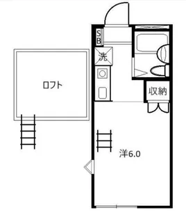 サンライズ・K【1階】の間取り