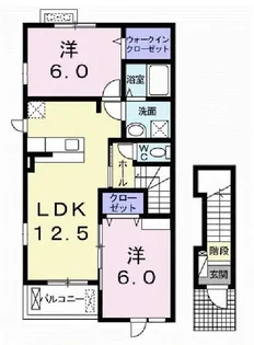 アーブル・モワ【2階】の間取り