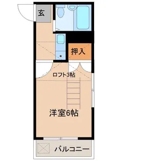 レオパレス東千葉第8【2階】の間取り