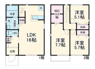 埼玉県さいたま市北区吉野町2【一戸建】の間取り