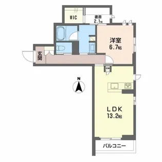 福島県郡山市虎丸町【マンション】の間取り