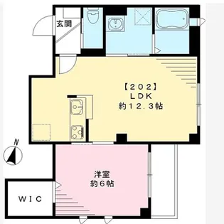 東京都渋谷区笹塚1【マンション】の間取り