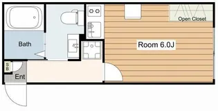 Belle Ville南千住【2階】の間取り