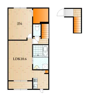 ティ アーモ トレ【1階】の間取り